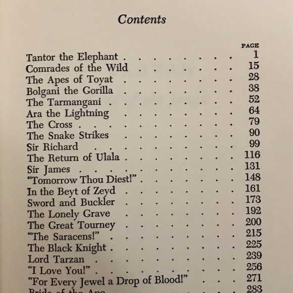 TARZAN LORD OF THE JUNGLE By Burroughs, Edgar Rice - Picture 7 of 11